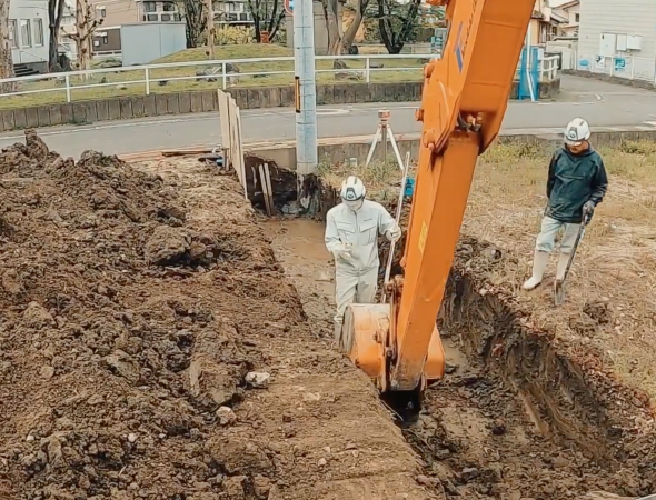ある日の土木工事動画